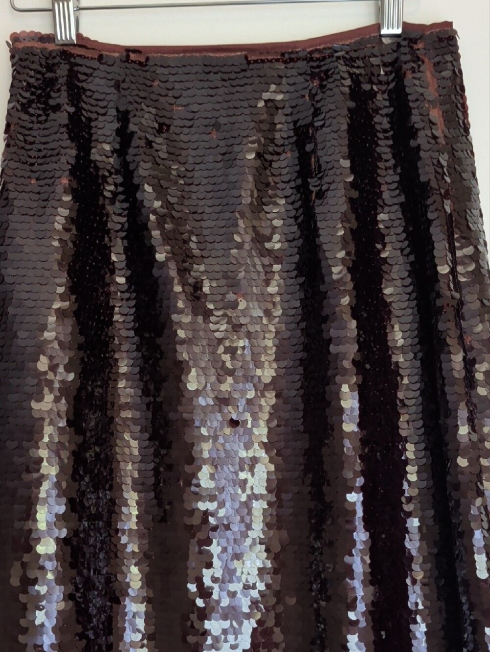Astr The Label Brown Sequin Pencil Skirt - Picture 2 of 11